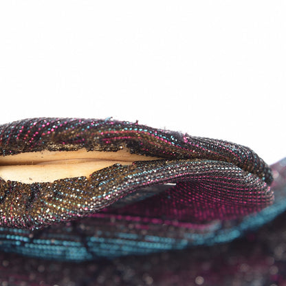 Chanel Iridescent Glitter Fabric Jumbo Single Flap Multicolor 8 of 11