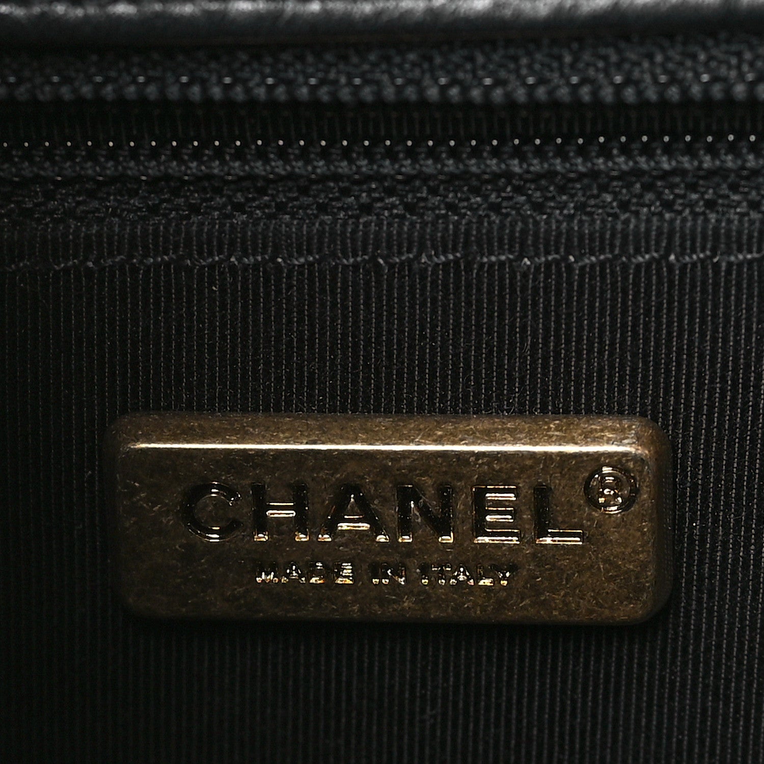 Chanel Calfskin Chevron Quilted Rock The Corner Flap Black 6 of 9