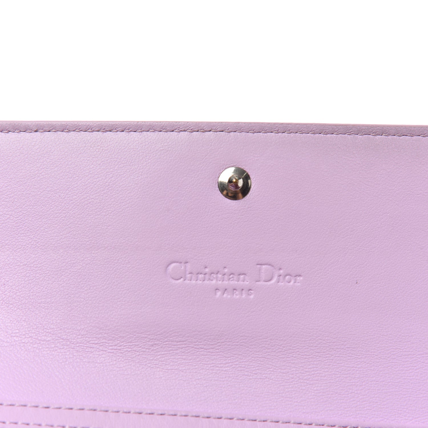 Christian Dior Grained Calfskin Mania Rendez-Vous Chain Wallet Red 6 of 7