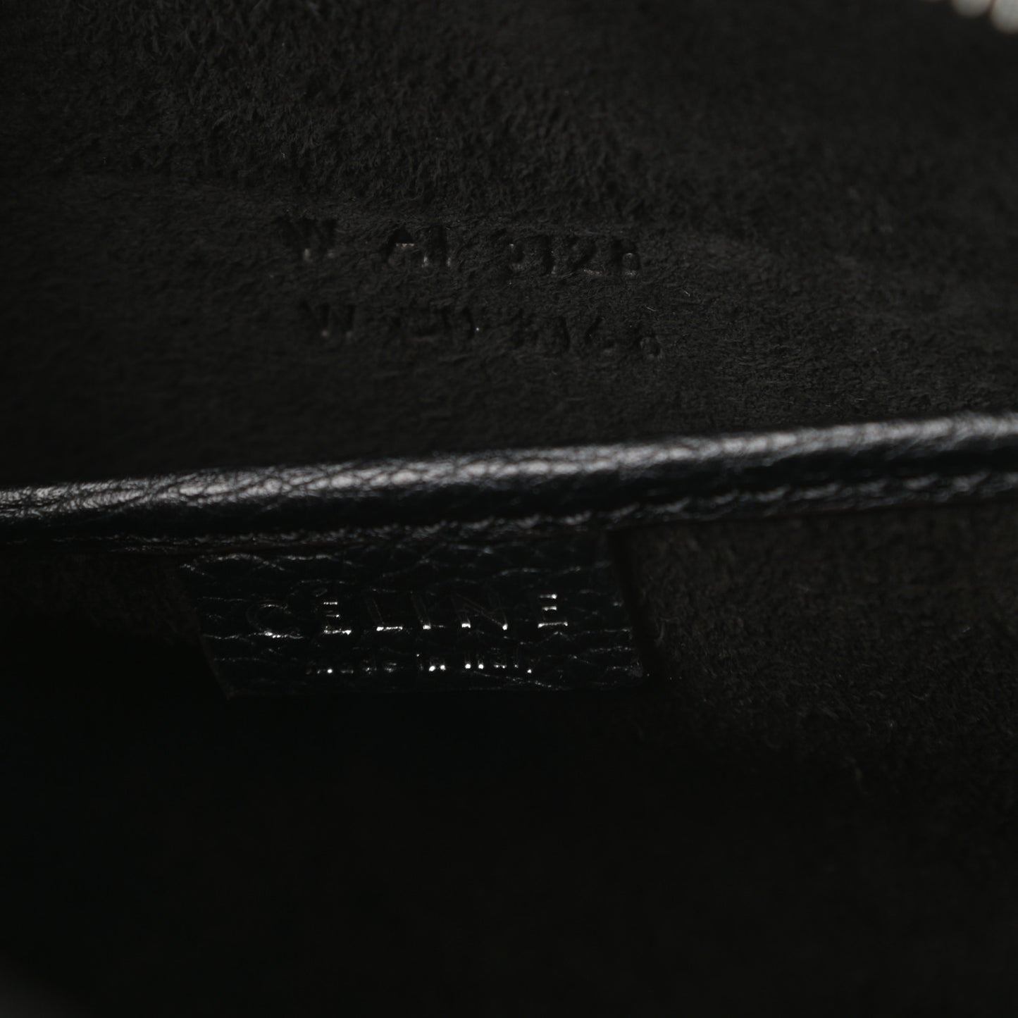 Drummed Calfskin Nano Luggage Black