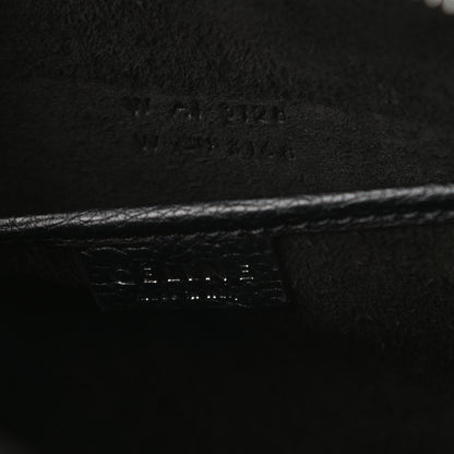 Celine Drummed Calfskin Nano Luggage Black 7 of 10
