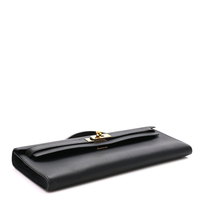 Hermes Swift Kelly Cut Clutch Pochette Black 4 of 9