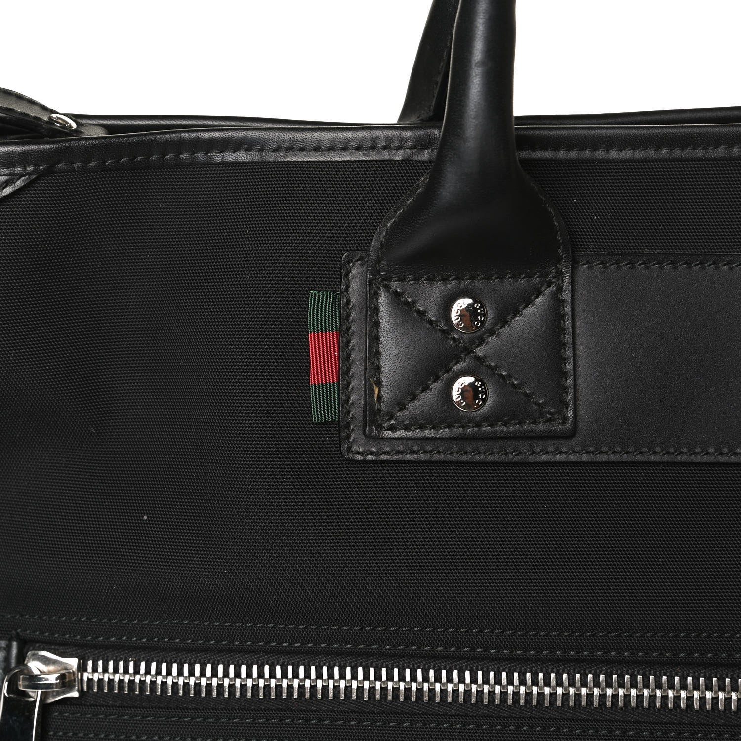 Gucci Nylon Web Briefcase Black 12 of 15