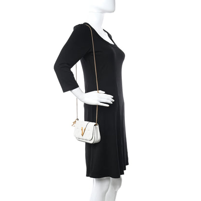 Versace Virtus Mini Wallet Chain Crossbody White 2 of 11