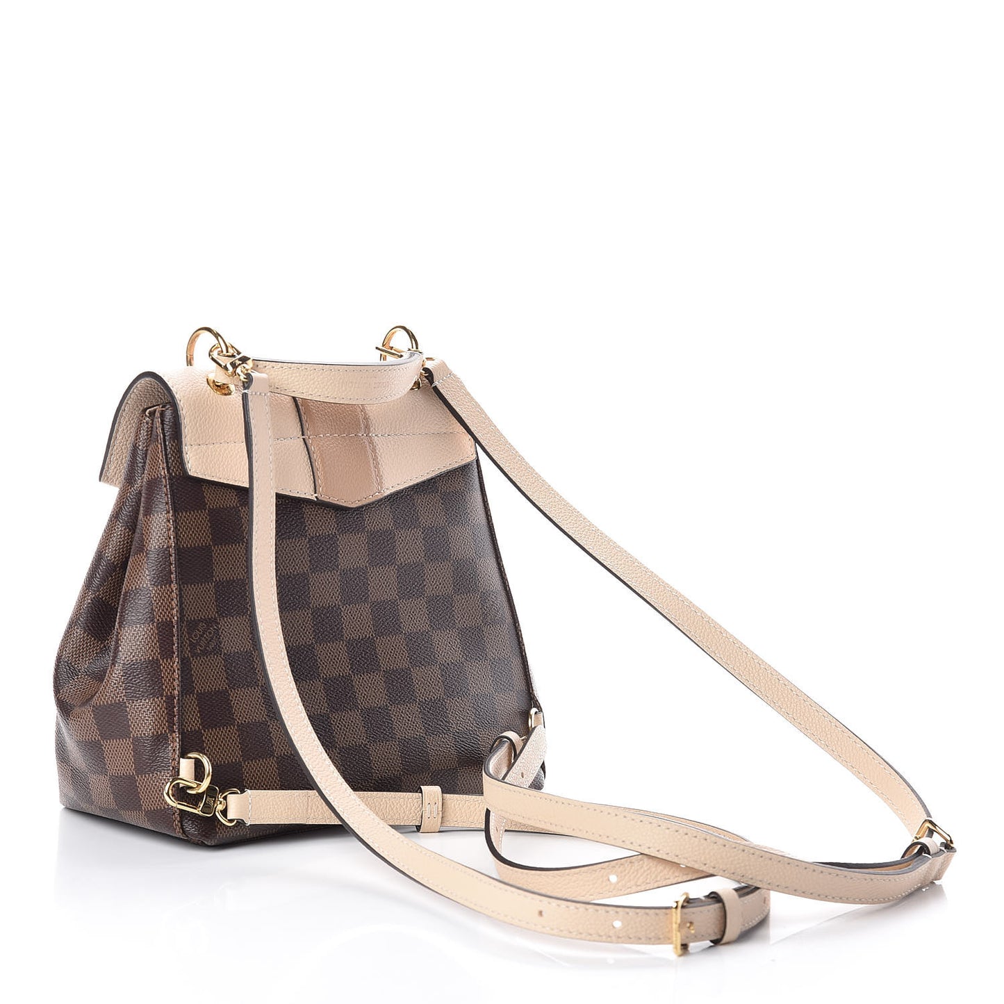 Damier Ebene Clapton Backpack Creme