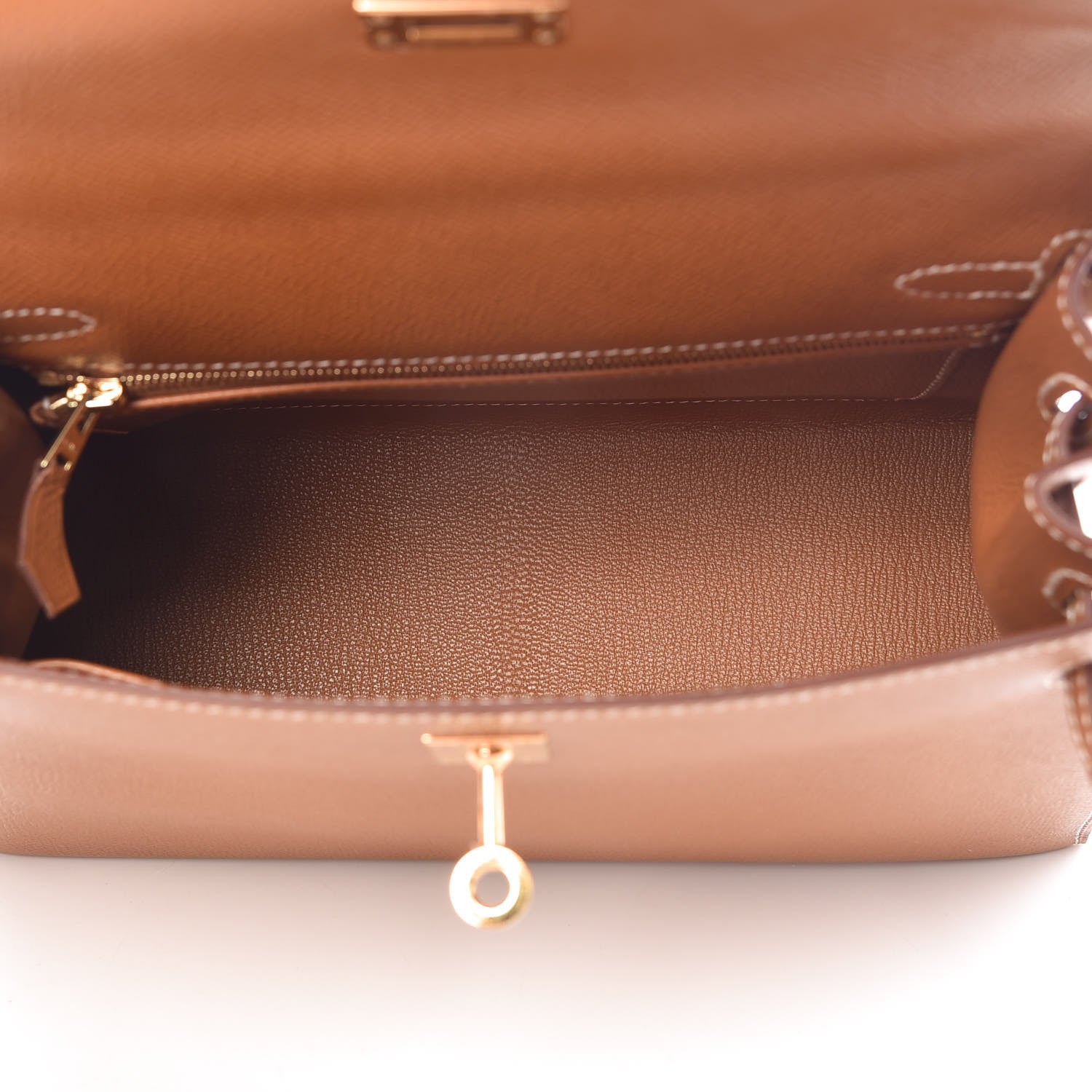 Hermes Epsom Kelly Sellier 25 Gold 7 of 46