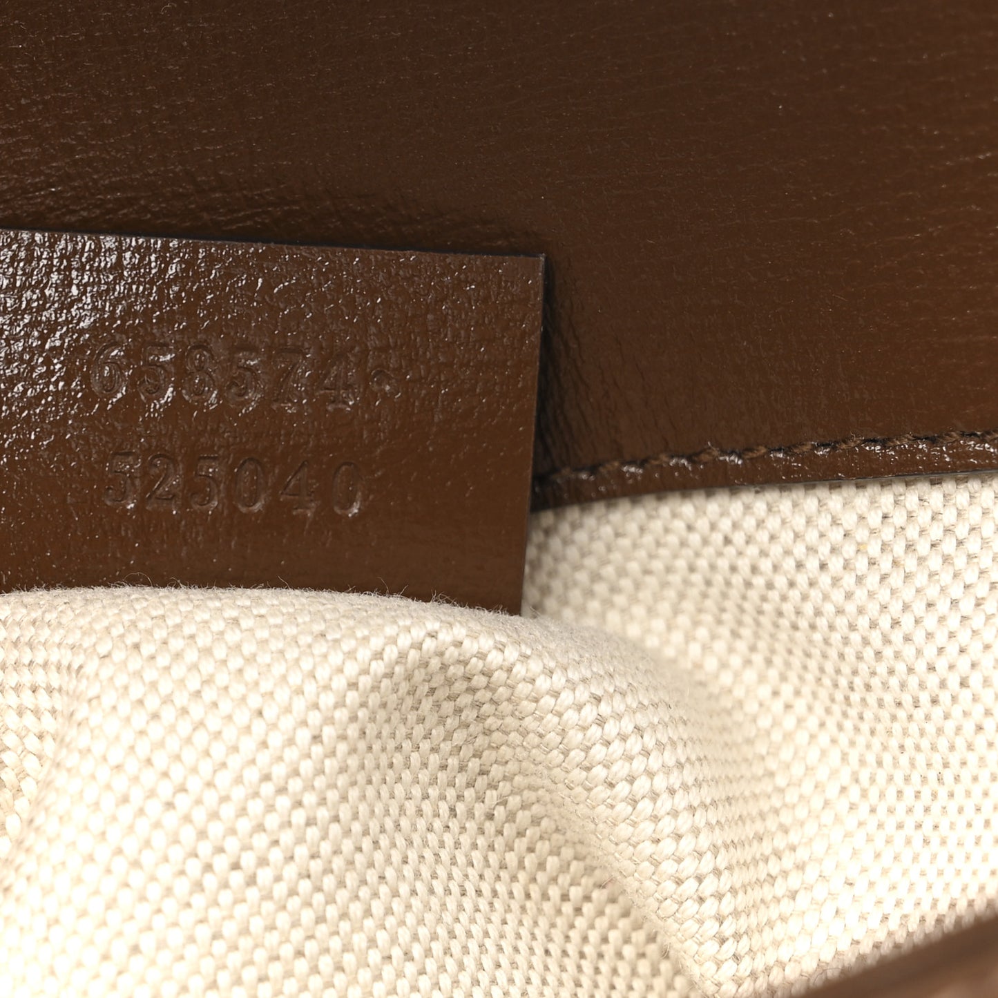 GG Supreme Monogram Web Mini Horsebit 1955 Shoulder Bag Beige Brown Sugar
