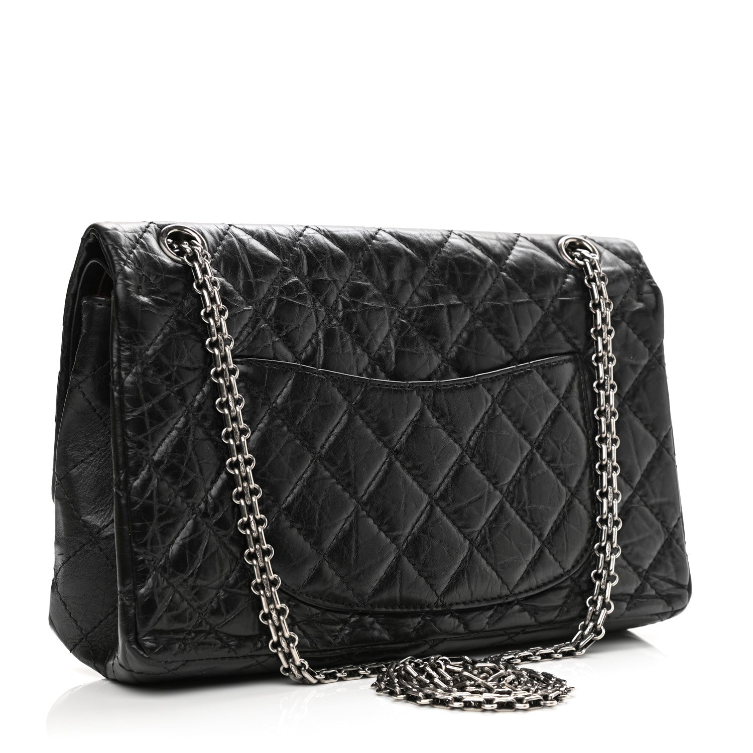Chanel Aged Calfskin Quilted 2.55 Reissue 226 Flap Black 3 of 10