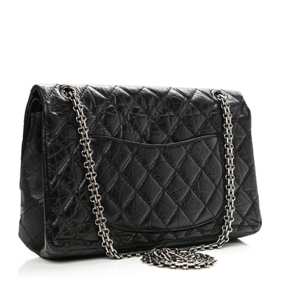 Chanel Aged Calfskin Quilted 2.55 Reissue 226 Flap Black 3 of 10