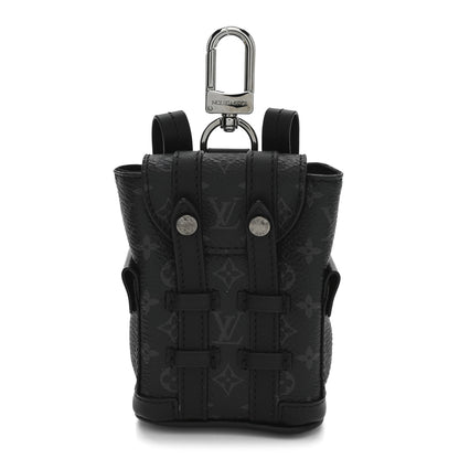 Louis Vuitton Monogram Eclipse Christopher Backpack Bag Charm 1 of 5