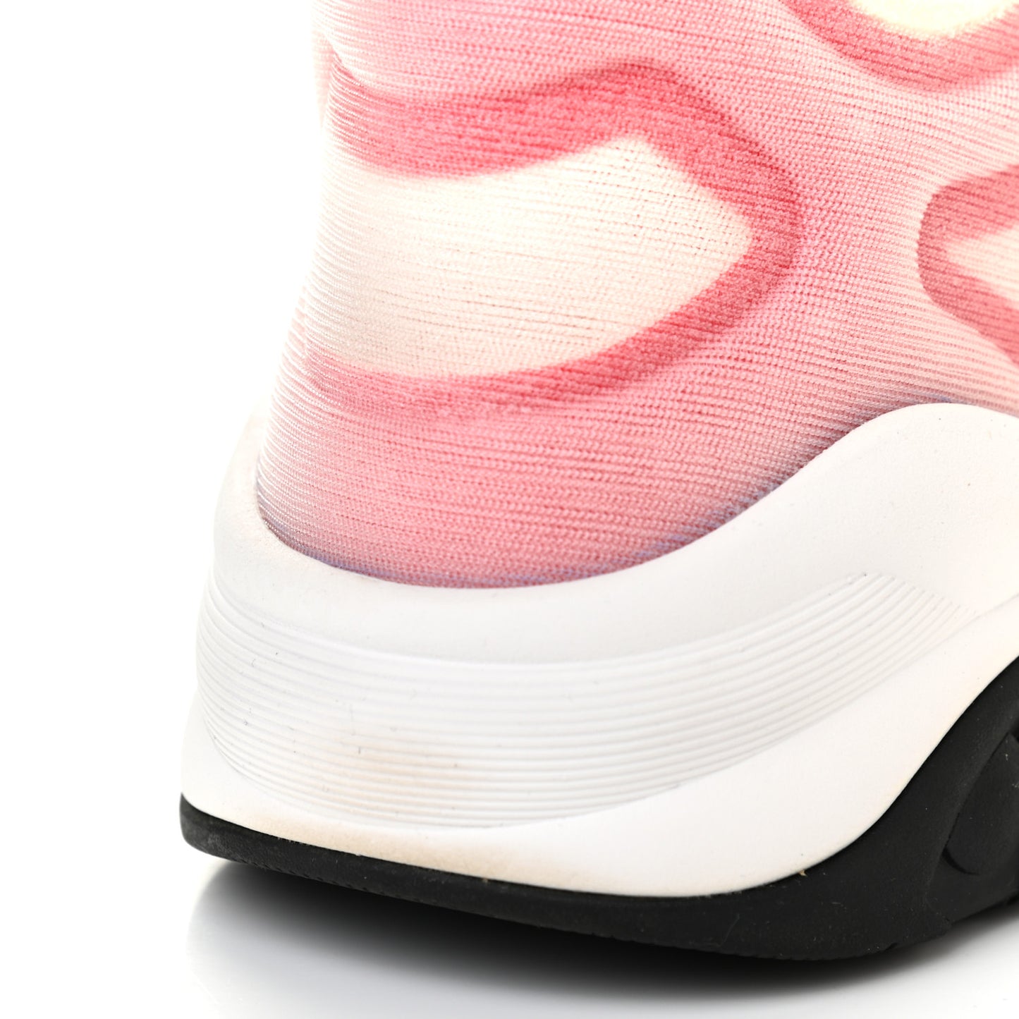Mesh Lycra Womens CC Sneakers 39.5 White Red