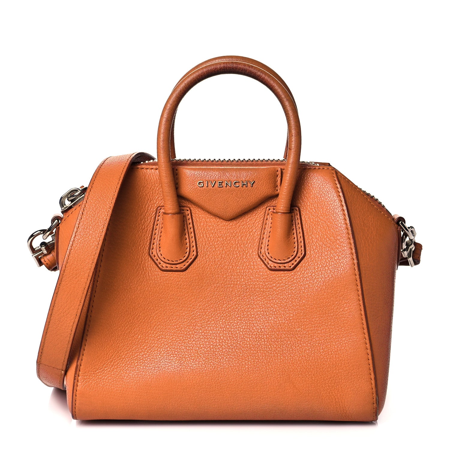 Givenchy Sugar Goatskin Mini Antigona Rust 1 of 16