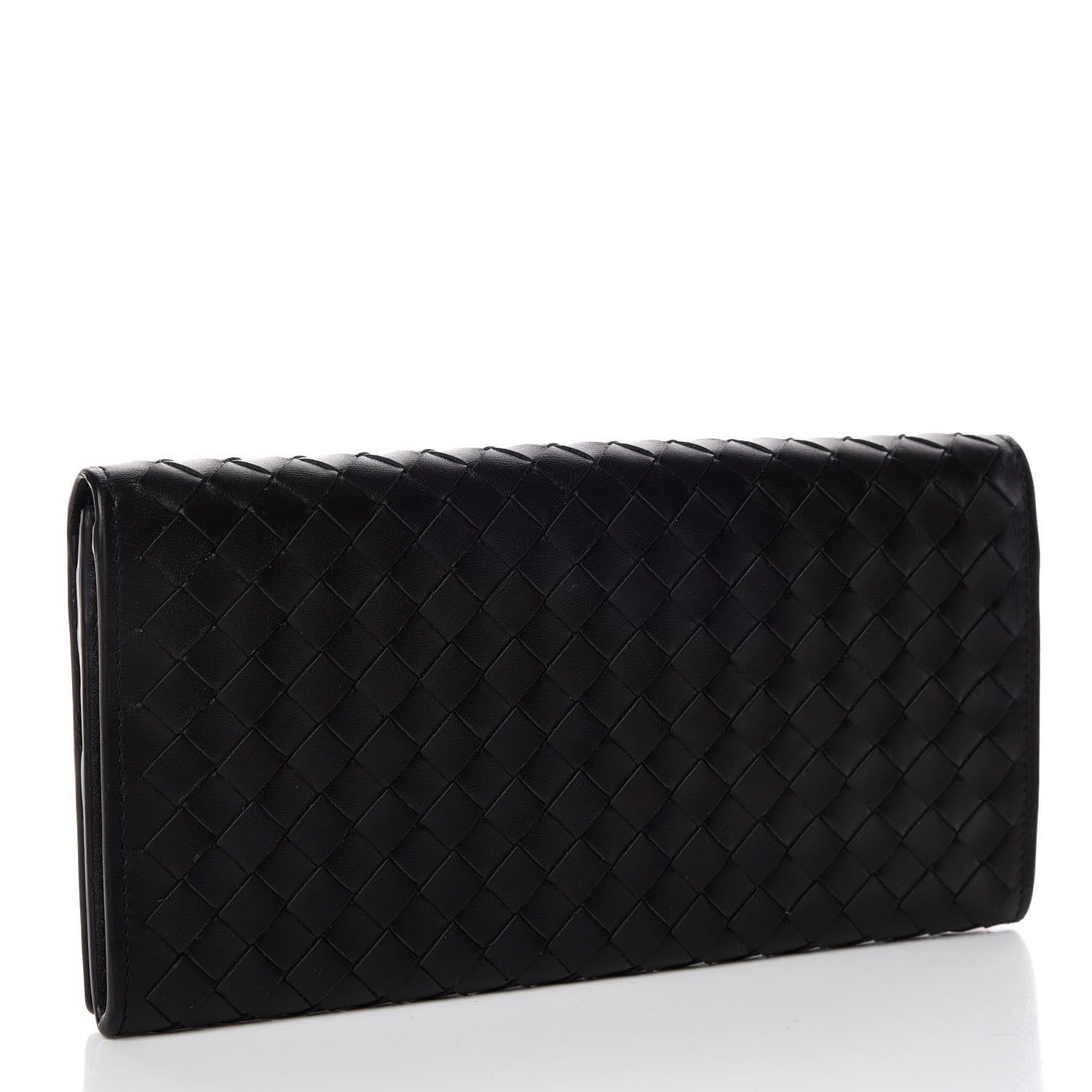 Bottega Veneta Nappa Intrecciato Flap Wallet Black 3 of 6