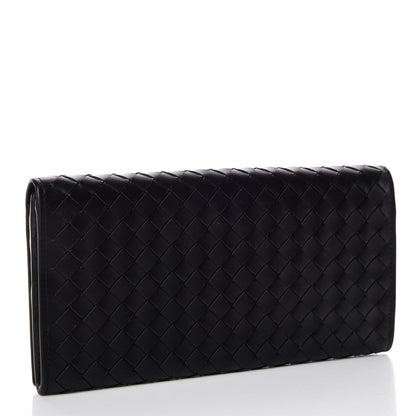 Bottega Veneta Nappa Intrecciato Flap Wallet Black 3 of 6