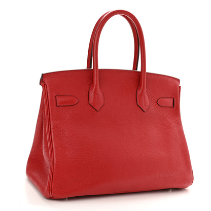 Hermes Togo Birkin 30 Rouge Vif 3 of 20
