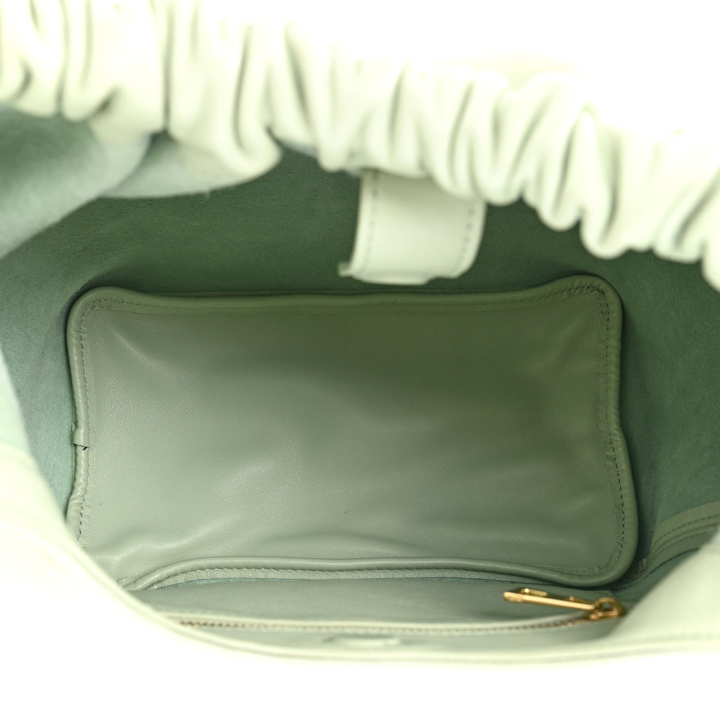Mellow Nappa Lambskin Small Squeeze Bag Spring Jade