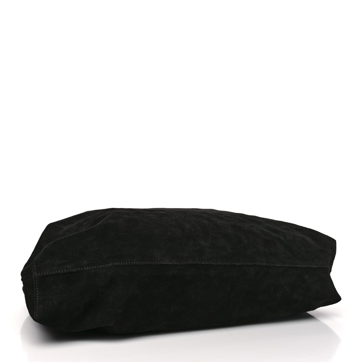 The Row Suede Bindle Bag Black 4 of 9