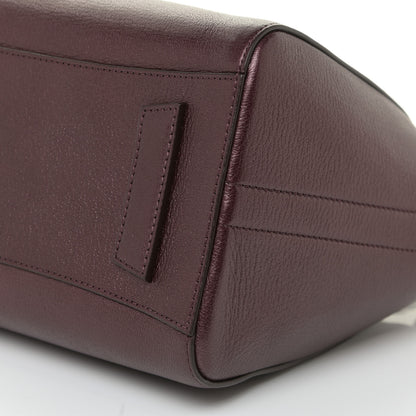 Givenchy Metallic Sugar Goatskin Small Antigona Oxblood 9 of 14