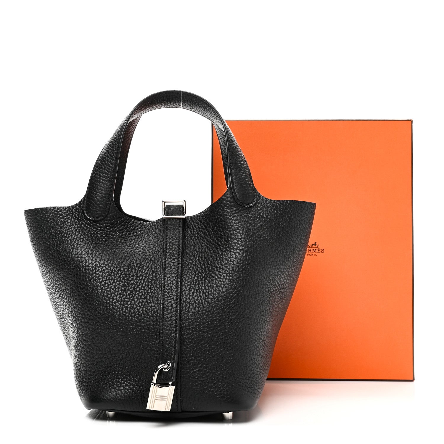 Hermes Taurillon Clemence Picotin Lock 18 PM Black 11 of 11