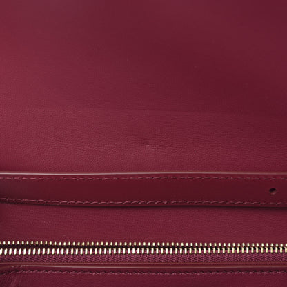 Celine Box Calfskin Medium Classic Box Flap Bag Raspberry 11 of 11