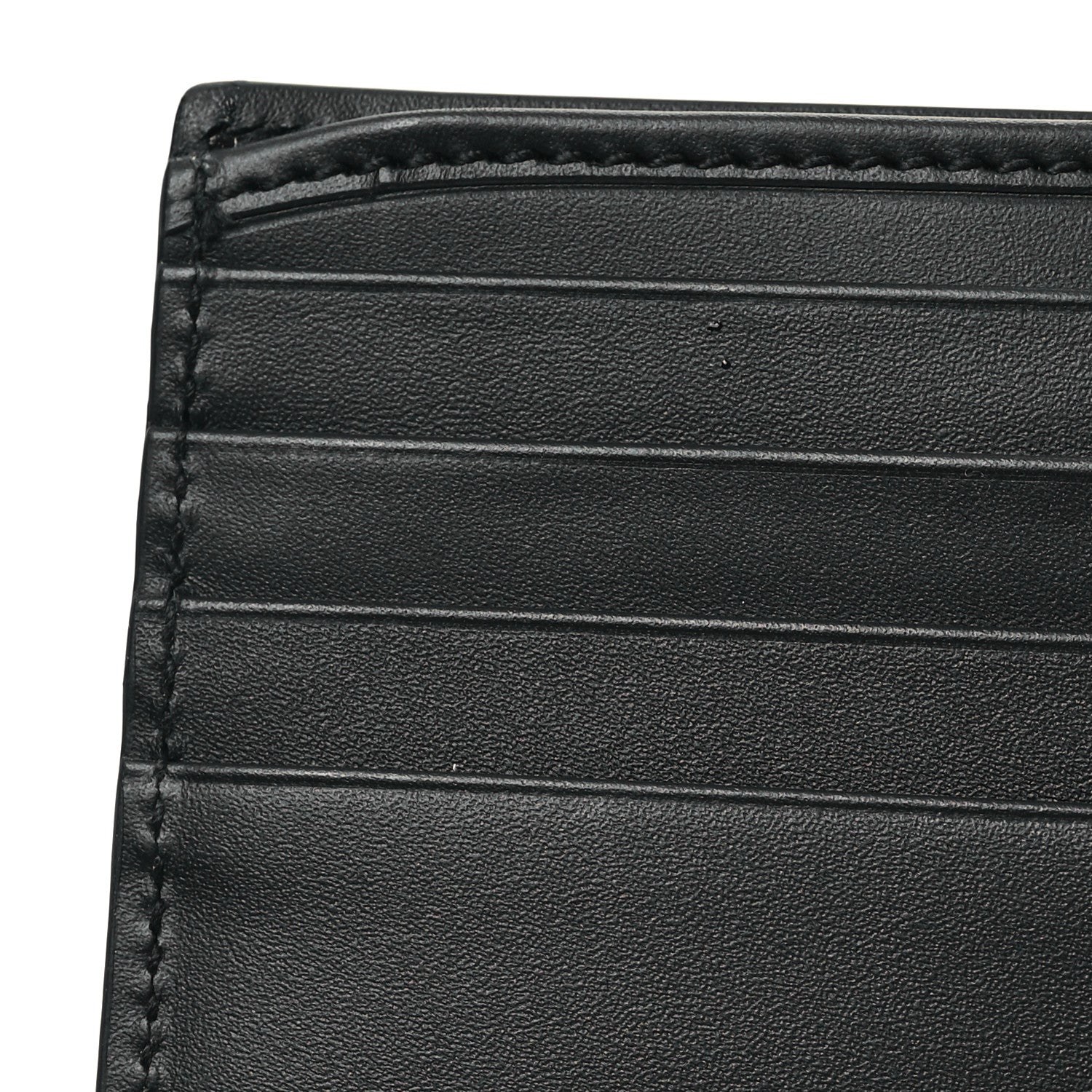 Gucci GG Supreme Monogram Selleria Calfskin Web New Web Bi-Fold Wallet Black 8 of 9