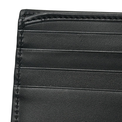 Gucci GG Supreme Monogram Selleria Calfskin Web New Web Bi-Fold Wallet Black 8 of 9