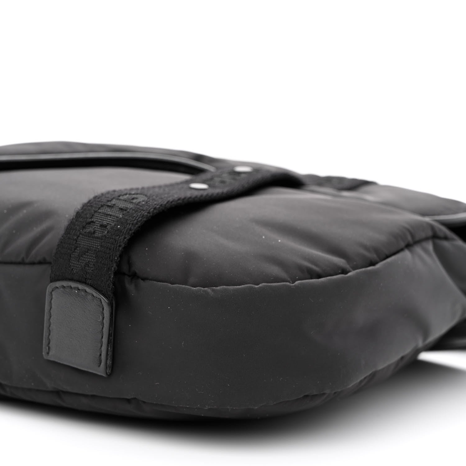Christian Dior HOMME Nylon Saddle Messenger Bag Black 11 of 12