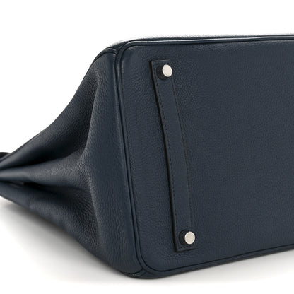 Hermes Togo BIRKIN 35 Bleu De Malte 9 of 12