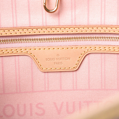 Louis Vuitton Damier Azur Neo Neverfull GM Rose Ballerine 7 of 10