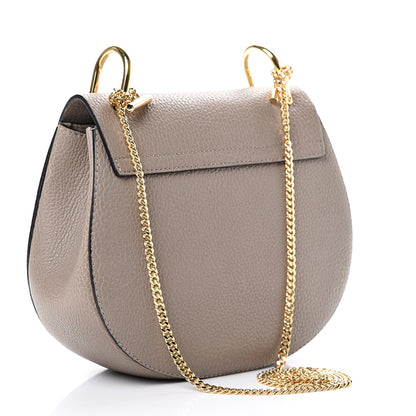 Chloe Grained Lambskin Drew Shoulder Bag Motty Grey 2 of 10