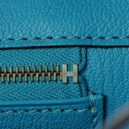 Hermes Togo Birkin 35 Turquoise 21 of 31