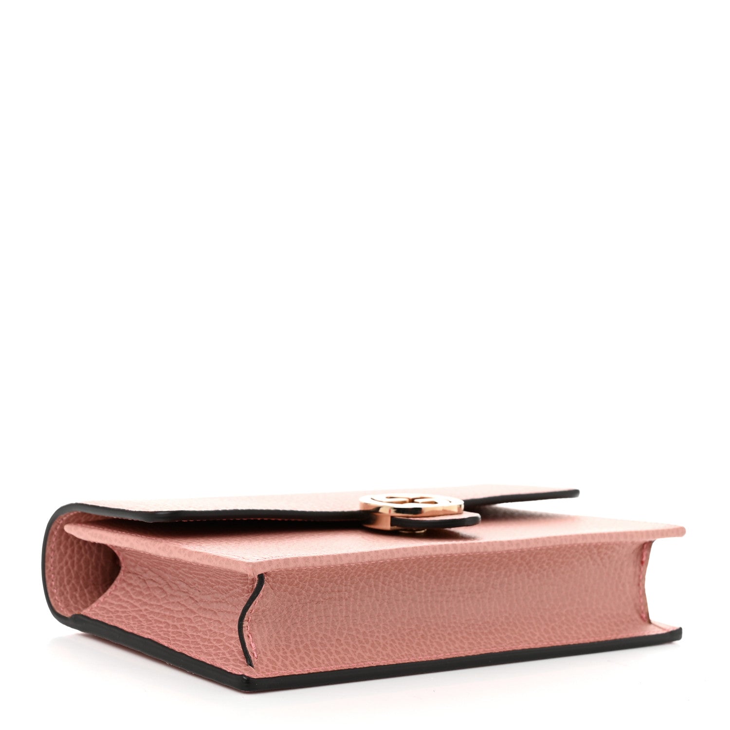 Gucci Dollar Calfskin Interlocking G Chain Wallet Soft Pink 4 of 11