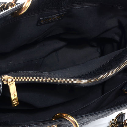 Chanel Caviar Grand Shopping Tote GST Black 5 of 7