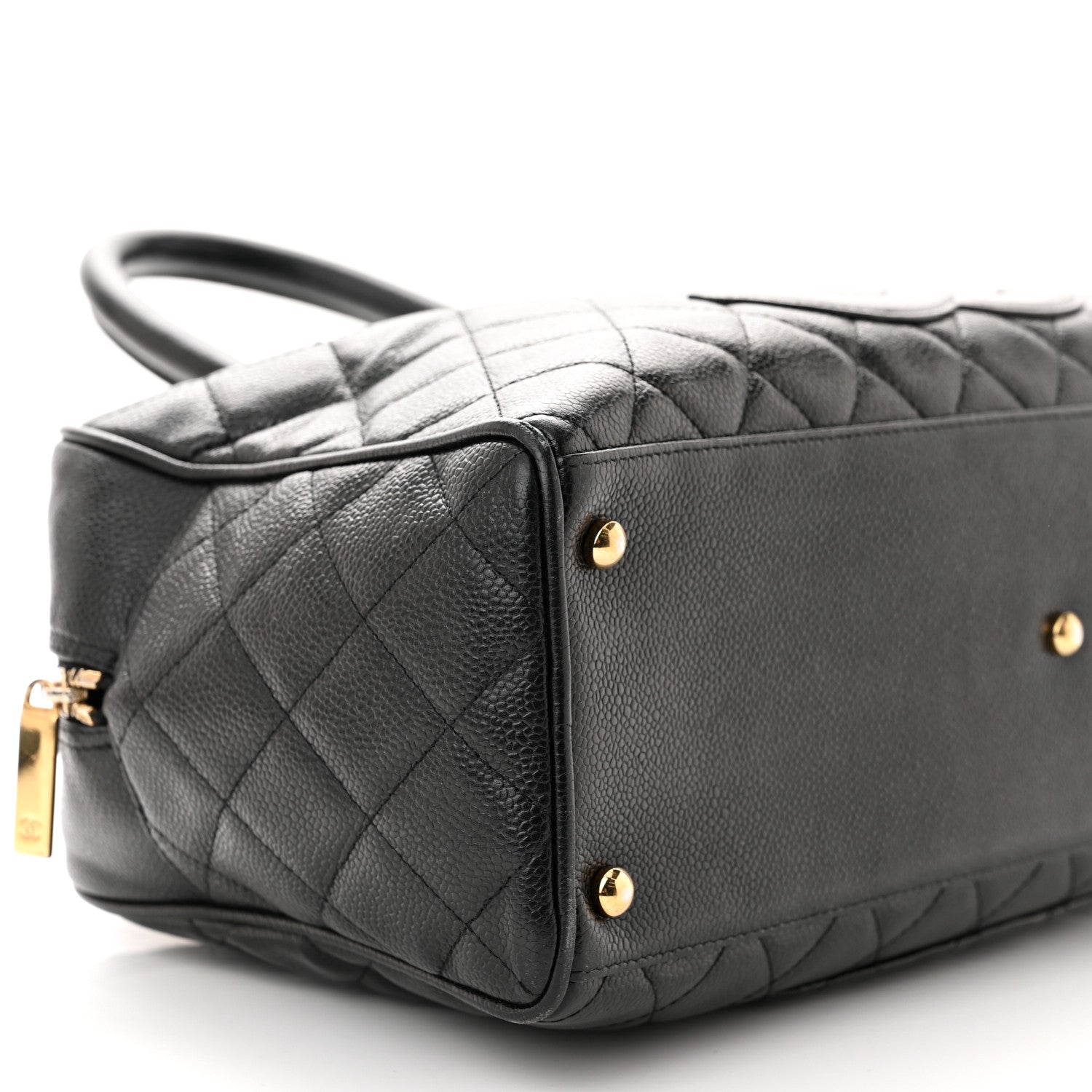 Chanel Caviar Quilted Large Bowler Black 9 of 11
