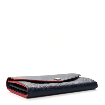 Louis Vuitton Empreinte Sarah Wallet NM Marine Rouge 4 of 7