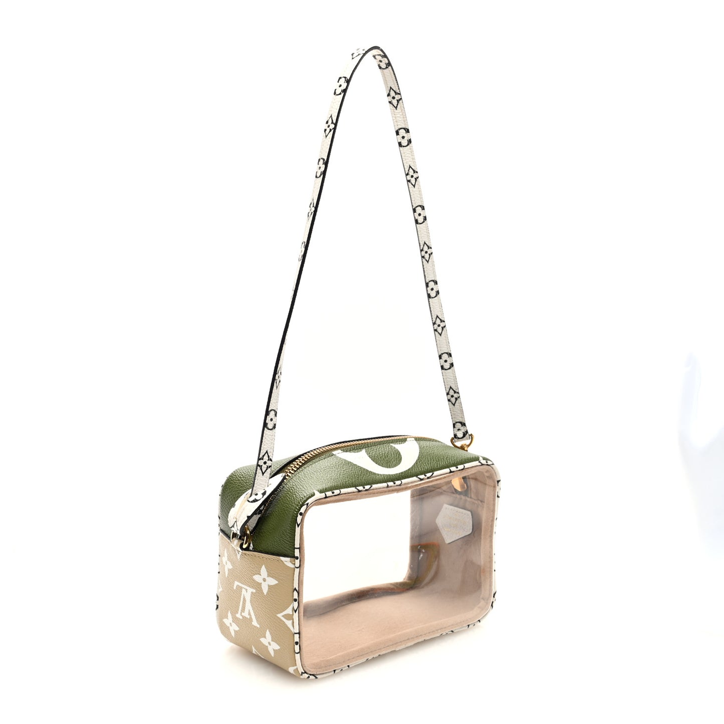 Monogram Giant Beach Pouch Kaki