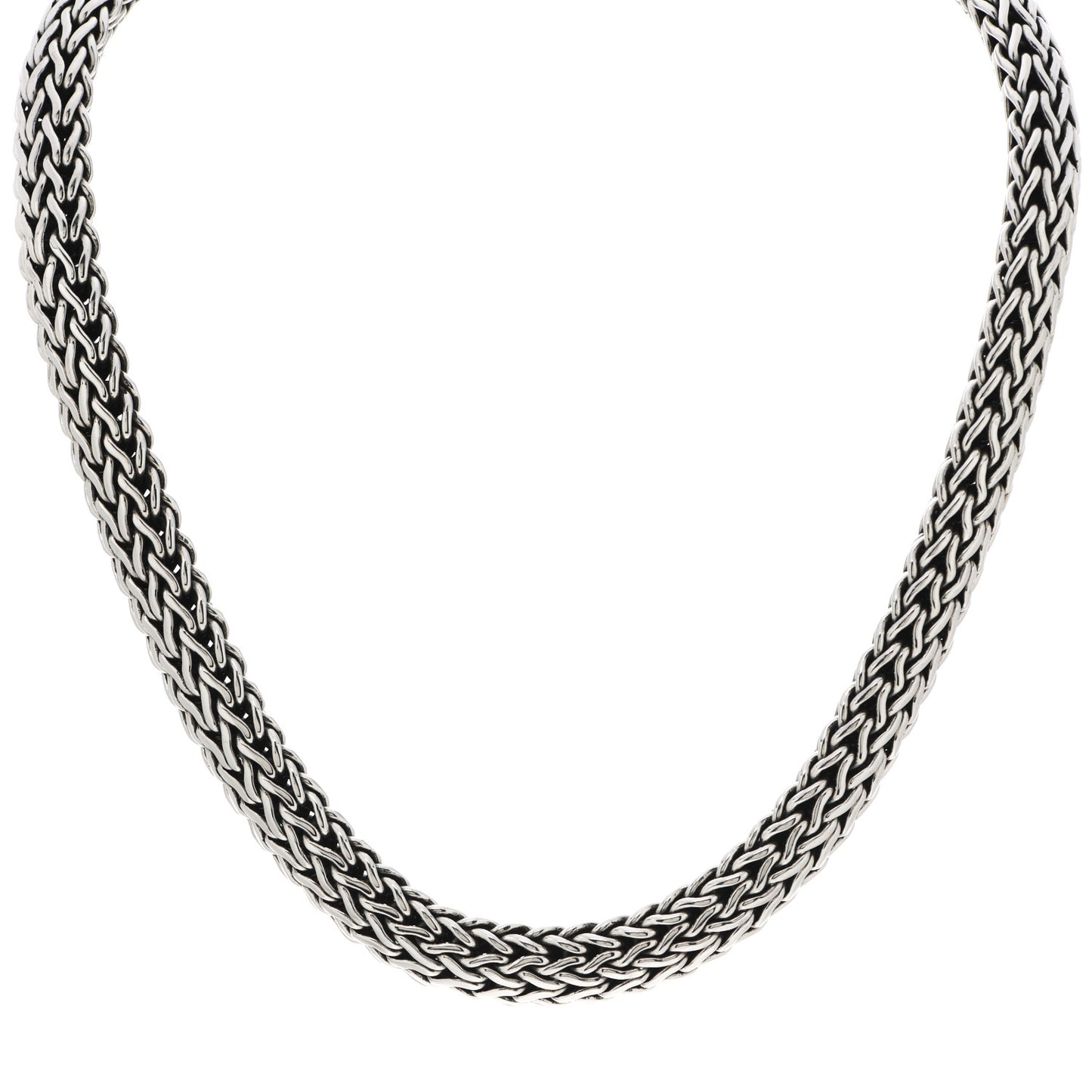 Sterling Silver 10mm Classic Chain Necklace