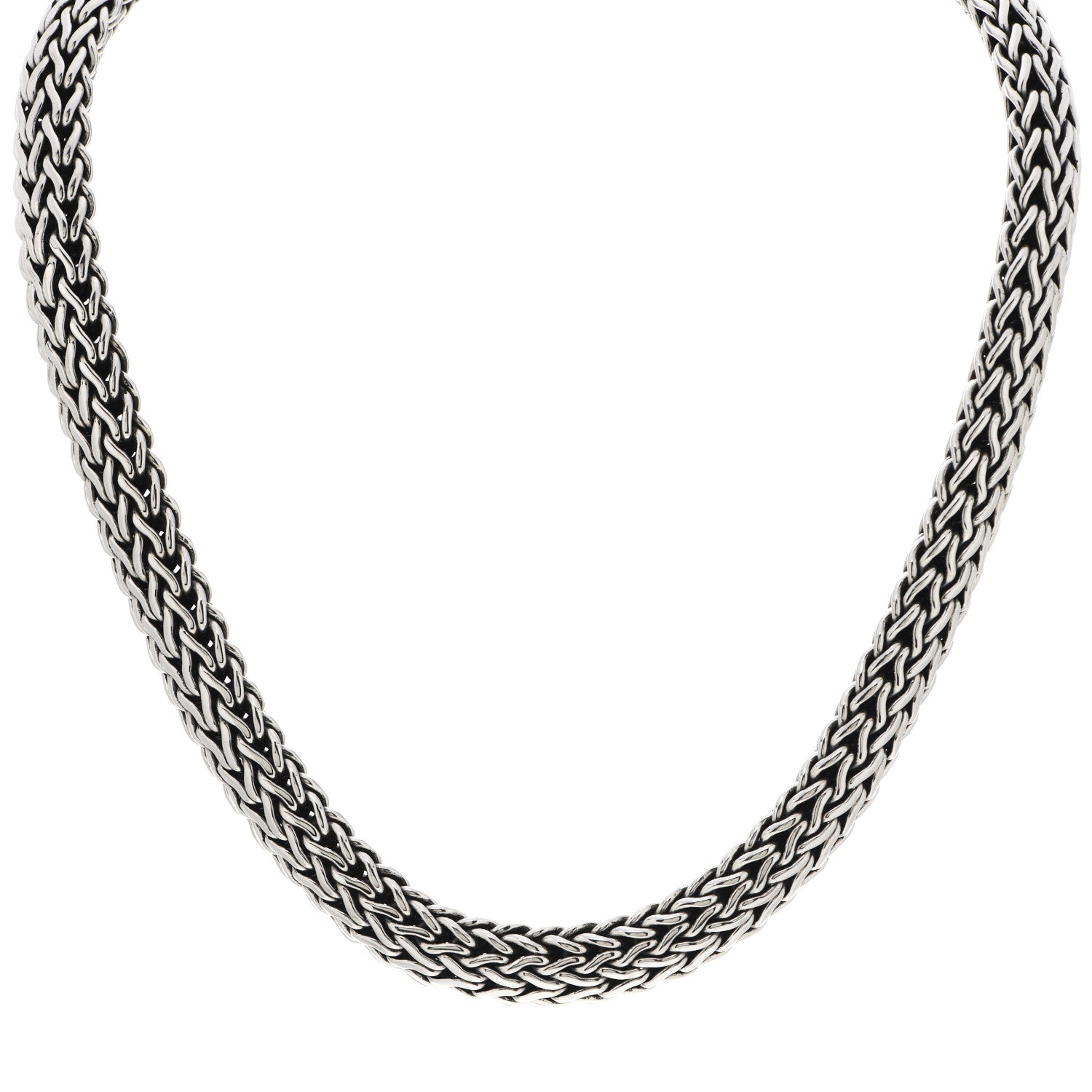 John Hardy Sterling Silver 10mm Classic Chain Necklace 1 of 5
