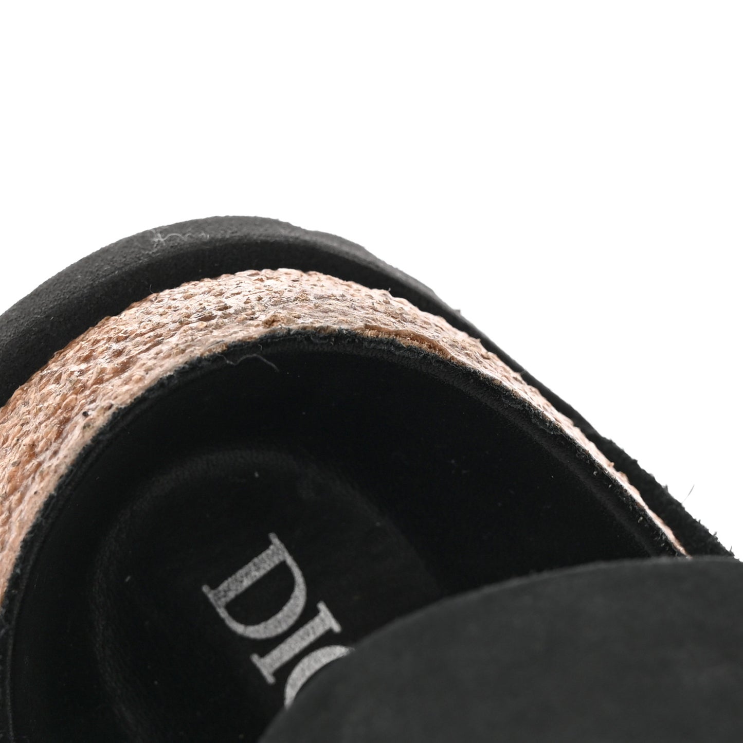 X BIRKENSTOCK Felted Wool Nubuck Calfskin Tokio Mule 36 Black