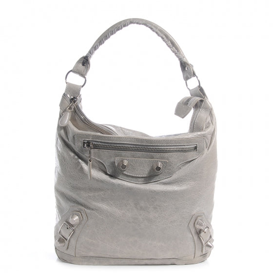 Balenciaga Agneau Giant 21 Silver Hardware Day Hobo Argent 1 of 8