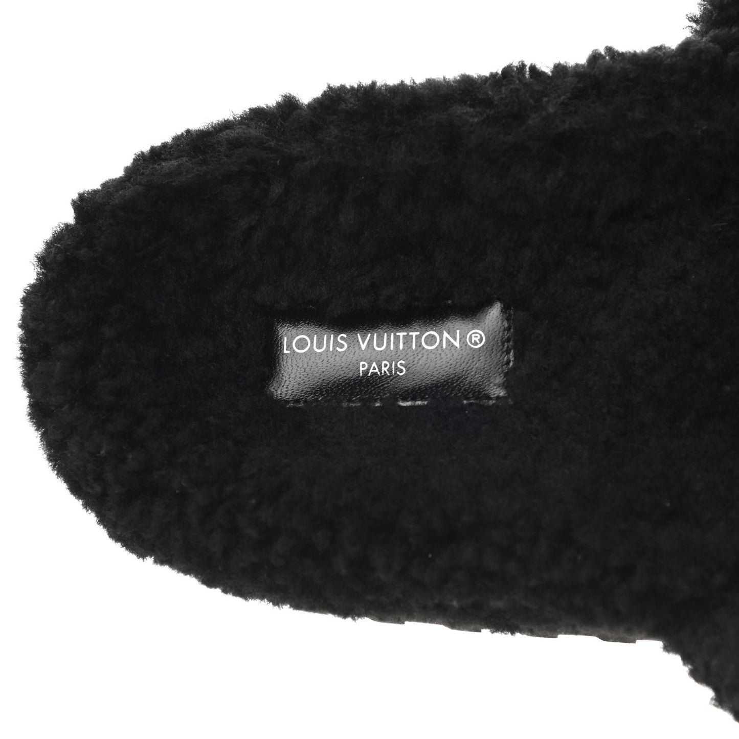 Shearling Paseo Flat Comfort Mule 41 Black