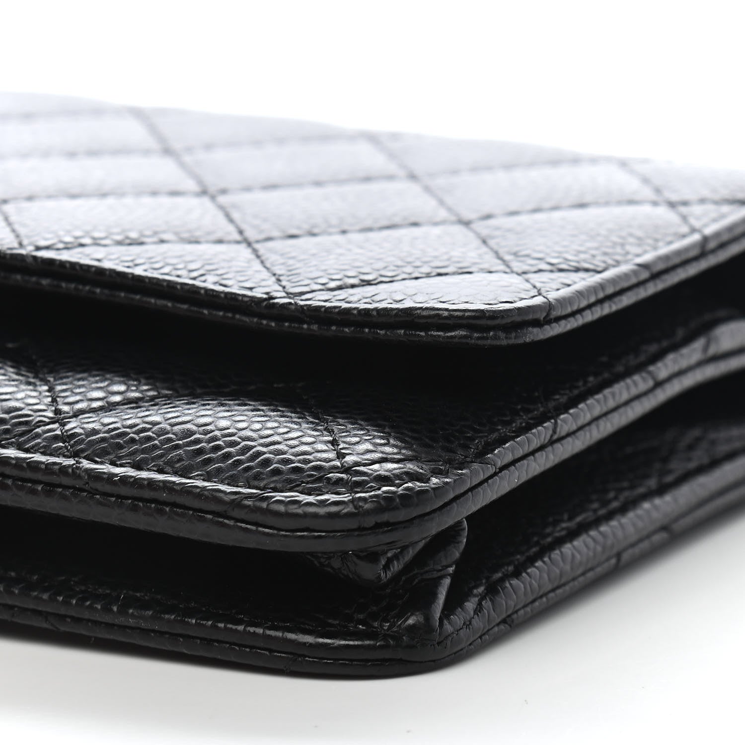 Chanel Caviar Quilted Wallet On Chain WOC Black 10 of 11