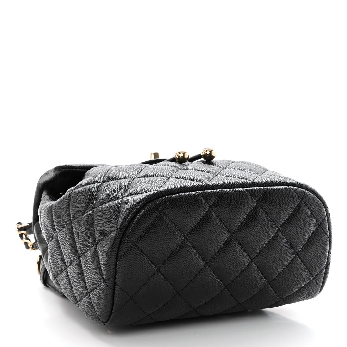 Caviar Quilted Mini Urban Spirit Backpack Black