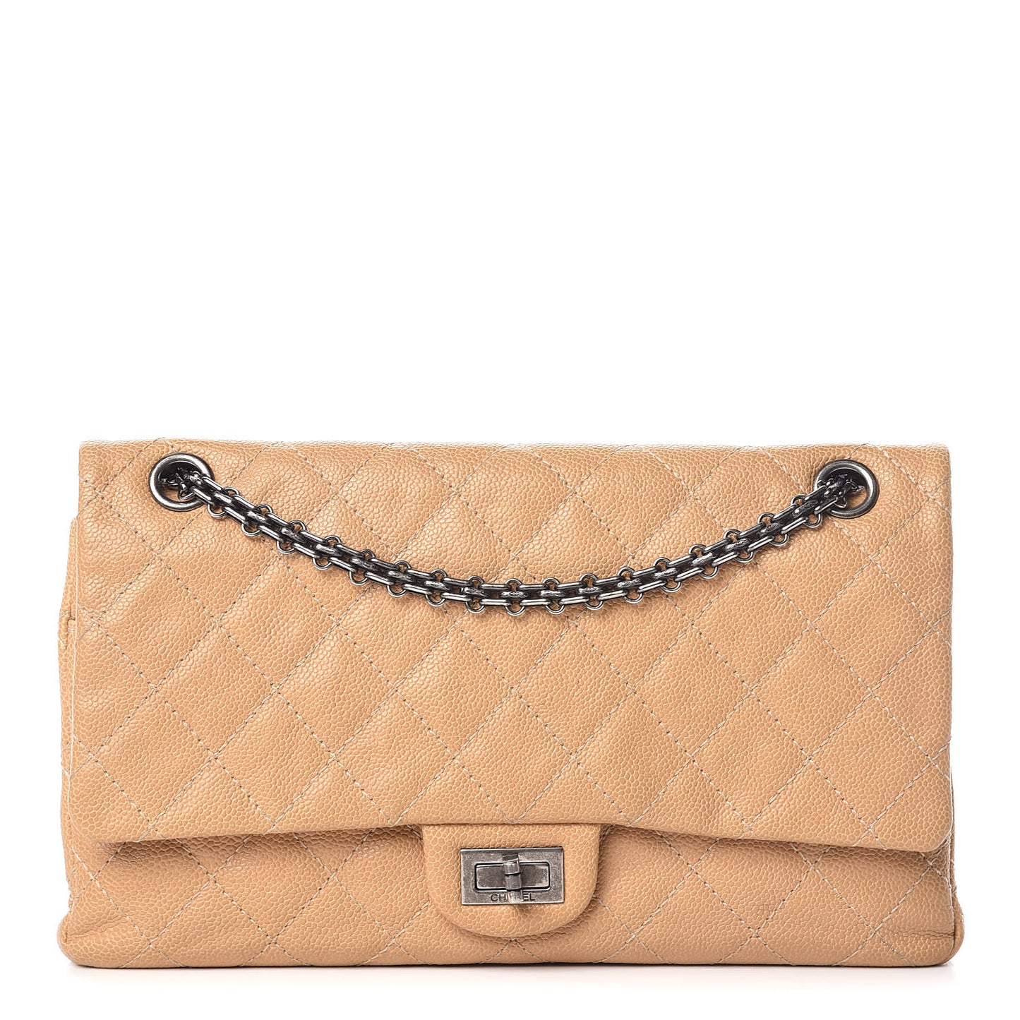 Caviar Quilted 2.55 Reissue 226 Flap Beige