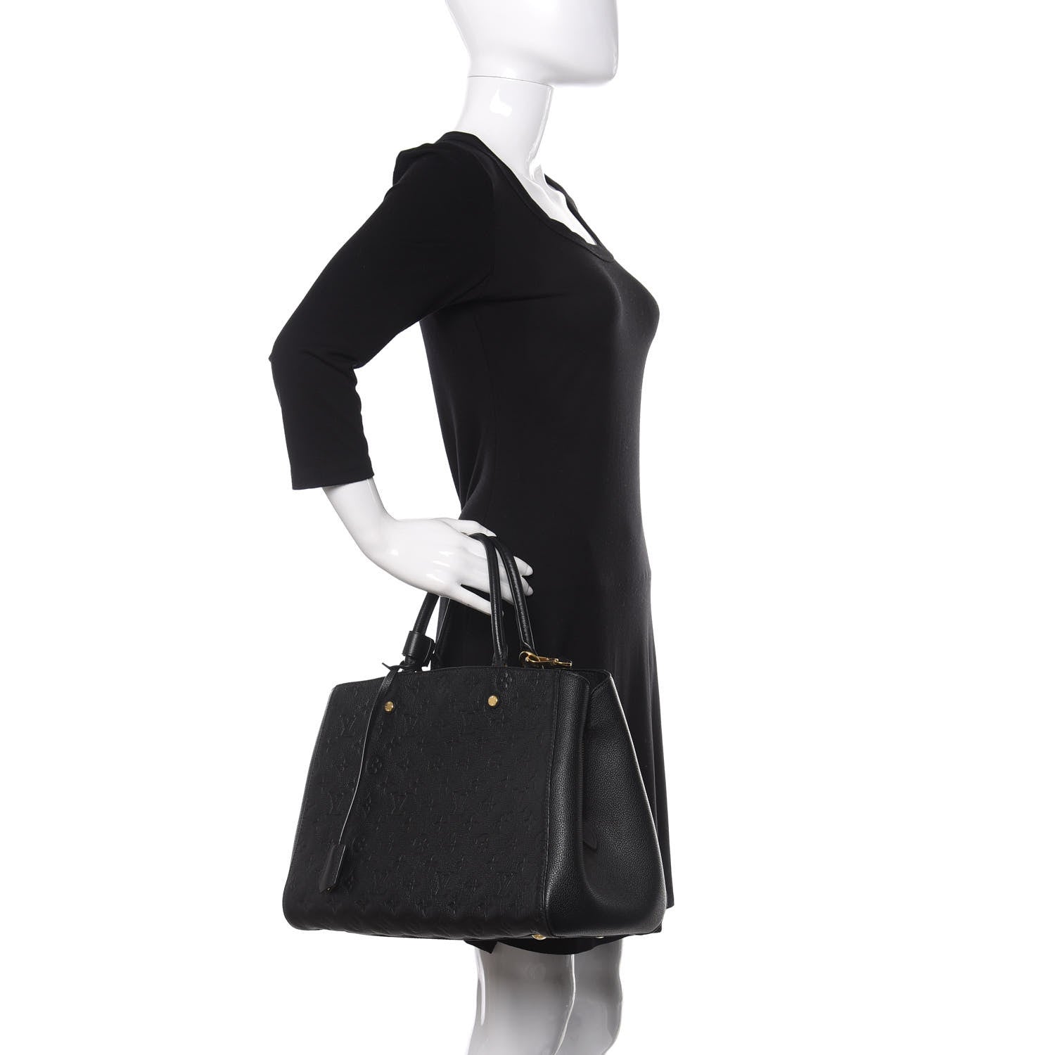 Louis Vuitton Empreinte Montaigne GM Black 3 of 11