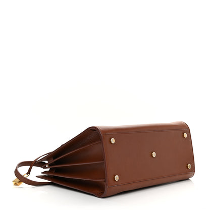 Saint Laurent Calfskin Small Sac de Jour Cognac 3 of 16