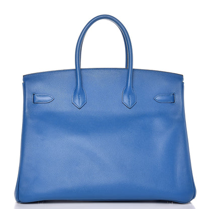 Hermes Epsom Birkin 35 Mykonos 4 of 30