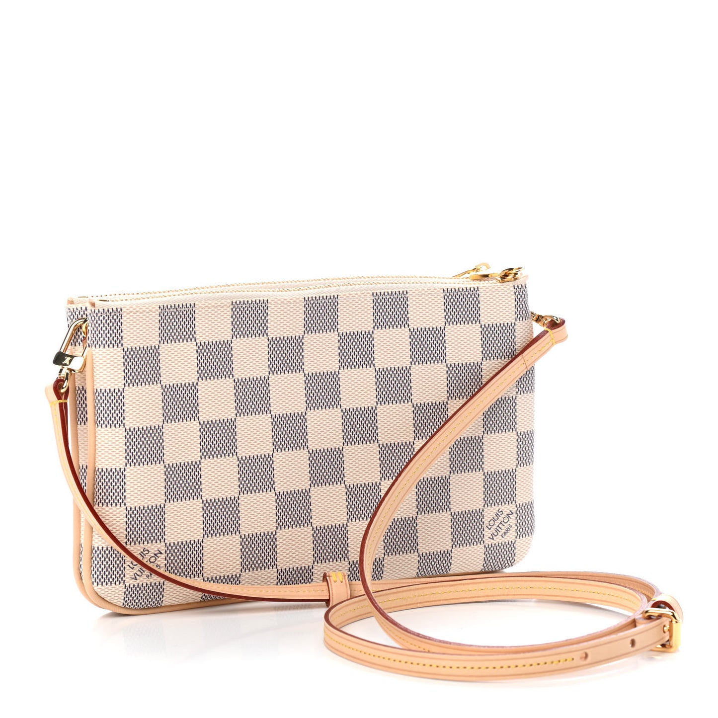 Damier Azur Double Zip Pochette
