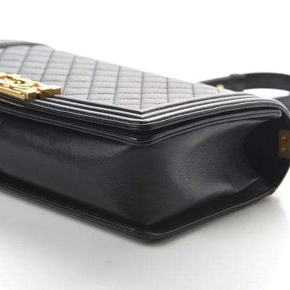 Chanel Calfskin Quilted New Medium Boy Flap Black 7 of 11