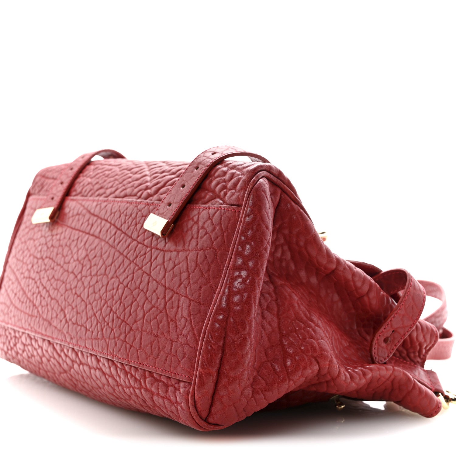 Mulberry Shrunken Calfskin Medium Alexa Red 1816516 – FASHIONPHILE